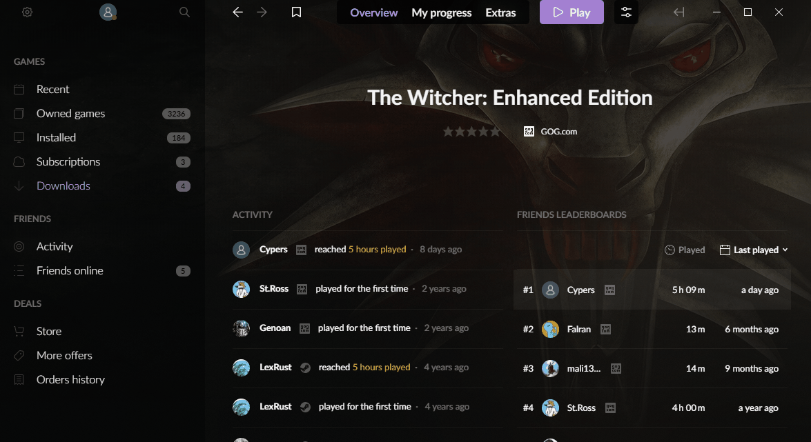 The Witcher: Enhanced Edition - Error on launch: Warning! Minimum system  requirements not met! – GOG SUPPORT CENTER