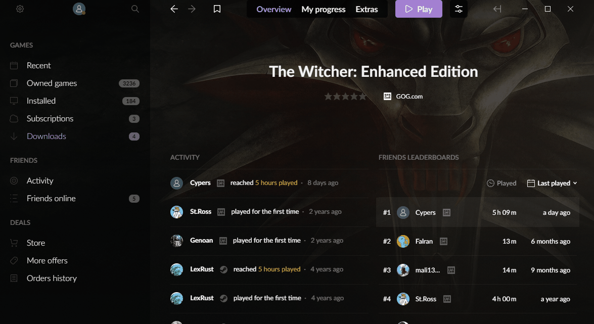 The Witcher: Enhanced Edition Director's Cut GOG CD Key