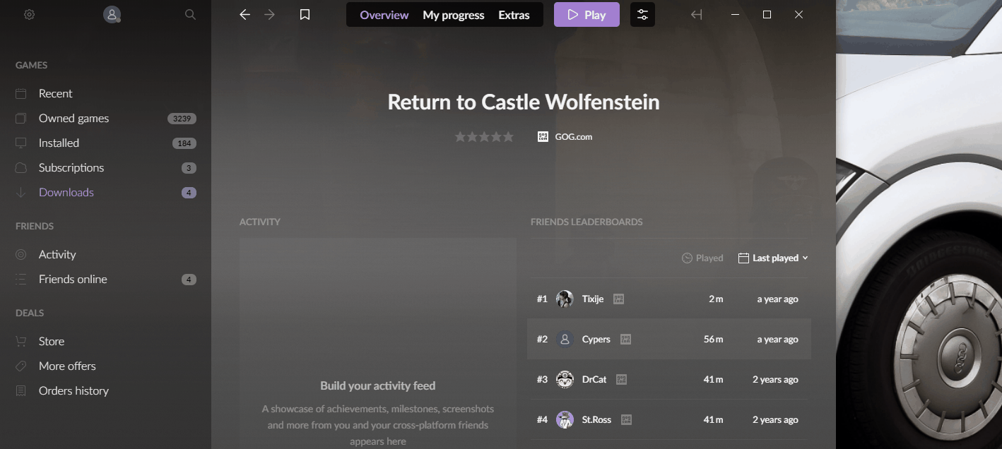 return to castle wolfenstein steam crash